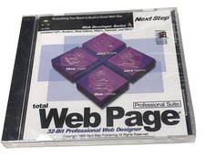 Vintage Next Step Total Web Page 99 Professional Suite (1998) Windows Sealed NOS picture