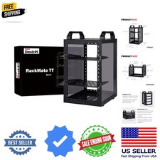 DeskPi RackMate TT Mini Server Cabinet for Mini PC, Network, Servers, Audio, ... picture