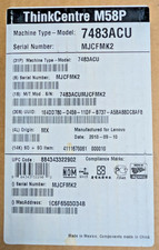 Lenovo Desktop ThinkCentre M58p Model:7483ACU F/SHP picture