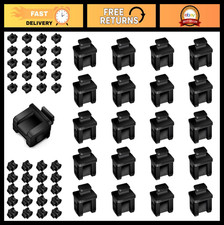 20pcs Silicone Dust Covers for SFP SFP+ XFP Network Switch Slots - Type B Caps picture