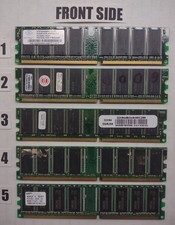 Lot 5 DDR RAM 512MB 256MB 128MB PC3200 PC2100 Nanya Samsung Elixir Vintage DDR1 picture