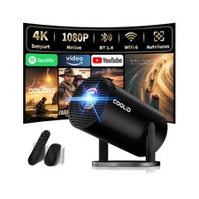 [Built-in Apps & 2026 Upgraded] Mini Projector Support 4K Projector, Black  picture