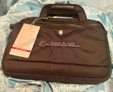 Victorinox Journey Pivot Laptop Sleeve 14in Black Padded Polyester 611714 picture