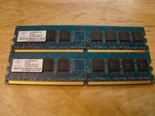NT1GT64U8HA0BY-5A Nanya 1GBx2 PC2-3200 DDR2-400MHz non-ECCUnbuffered CL3 240-Pin picture