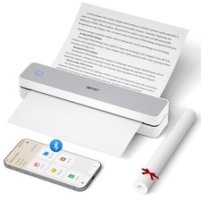 iDPRT MT610 Pro Portable Thermal Printer 300DPI Bluetooth Wireless White picture