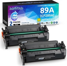 2 Pack 89A Toner Cartridge Compatible Replacement for HP 89A CF289A (with Chip) picture