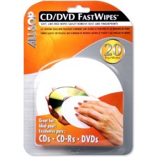Allsop CD and DVD FastWipes, lint-free wipes for 20 Count (Pack of 1)  picture