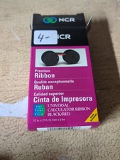NCR Premium Ribbon 151085 Black/Red Universal Calculator 1/2 in x 21 ft picture