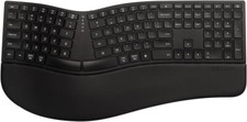DeLUX GM909 Ergonomic Split Full Size Keyboard BT 2.4G Rechargeable Palm Rest picture