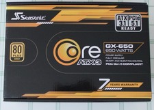 Seasonic CORE GX-650-650W - 80+ Gold Fully modular, Premium Capacitors PSU picture