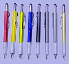 8pcs Stylus Pen Multitool w/ Ruler Level Screwdrivers Universal for Tablet Phone picture