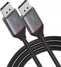 Displayport to Display Port Cable DP Male to Male Cord 4K HD Latches 6.6ft/10ft picture