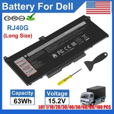 ✅LOT 1-100 RJ40G Battery For Dell Latitude 5420 5520 Precision 15 3560 63Wh NEW picture