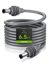 DC Power Cord for Starlink Mini 2M/6.5FT 18AWG Male to Male Charging Cable, Wate picture