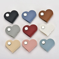 1 pcs Mini Heart Cable Organizer: Earphone Wire Clip Data Cord Management Winder picture