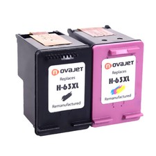 2PK 63XL 63 xl Black Color Ink Cartirdge for HP ENVY 4511 4512 4522 4527 . picture