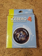 Vintage NOS New Vantec Iceberq 4 Premium VGA Cooling Kit Blue LED Fan CCB-A4C picture