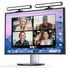 Video Conference Lighting, Webcam Monitor Light Bar Over Computer, LED Laptop... picture