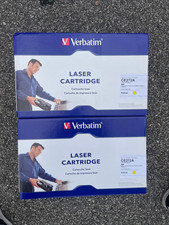 2-Pack Verbatim Compatible HP 650A CE272A Yellow Toner Cartridges New picture