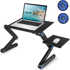 Laptop Table Adjustable Computer Stand Portable Workstation Notebook Holder  picture