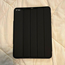 Black Folding Folio Case w/ Integrated Stand, Freestanding for Apple iPad Pro picture