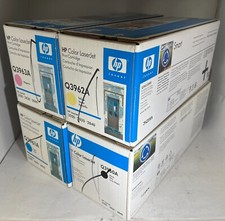 NEW SET Genuine HP CMYK Toner Set Q3961A Q3962A Q3963A Q3960A LaserJet 2550 2820 picture