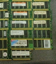 24x 512MB DDR400 PC3200 SDRAM PC Mem. KVR400X64CA3/512 HYMD564646B8J-D43 73P2684 picture