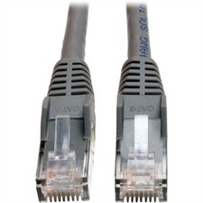 EATON-TRI-New-N201-050-GY-P _ 50FT CAT6 PATCH CABLE M/M GRAY PLENUM MO picture