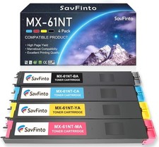 MX-61NT MX61NT Toner Cartridge Replacement for 61NTBA 61NTCA 61NTMA 61NTYA... picture