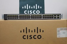 Cisco Catalyst WS-C3750V2-48PS-S 48-Port PoE Switch WS-C3750-48PS-S LATEST VER picture