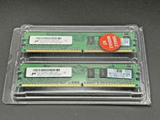 Micron 2GB 2x1GB DDR2-800 PC2-6400U Desktop RAM Memory Kit Brand New picture