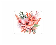 Floral Flower Mouse Pad Bouquet Bunches Watercolor Soft Colors A Ladys Favorite picture