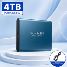 External SSD 1TB 2TB 4TB Portable Hard Drive USB 3.0 Type-C High Speed PC Mac picture