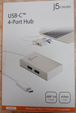 j5create USB C Hub Adapter Cable 4-in-1 USB Type C to USB 3.0 JCH343US - SEALED picture