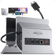 MacBook Docking Station Dual Monitor 4K60Hz with M.2 NVMe SSD Enclosure picture