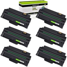 6PK MLT-D105L MLT-D105S Toner Cartridge Fits For Samsung ML-1910 ML-2525W SF-650 picture