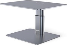 BoYata Monitor Stand, Adjustable Riser Metal Computer Space Grey  picture