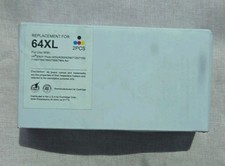 2 Pk 64XL Ink Cartridges Black & Color For HP Envy Photo See Desc/see pictures  picture