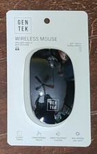 GEN TEK Wireless BLACK Mouse w/USB 2.0 Mini Receiver #72031 picture