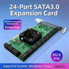 PCI-E to 8/10/12/16/24-Port Sata3.0 Extended Card SSD Transfer Extended Card New picture