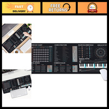 Music Theory Mousepad - Cheat Sheet for Chords & Piano | Ideal for Musicians & H picture