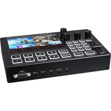 1080p 4 Ports HDMI Video Mixer Switcher with Screen for Live Streaming Recording picture
