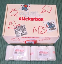 Stickerbox Hapiko Smart AI Voice Sticker Printer Thermal Sticker Maker 9x Rolls picture