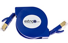 CAT7 4Ft Retractable Ethernet Cable, 10 Gbps Speed picture