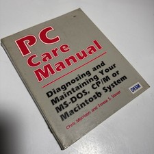 1980s IBM PC Care Manual Diagnosing Maintaining Your MS-Dos, CP/m or Macintosh picture