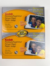 Kodak  Lot (2) Premium Picture Paper, High Gloss, 4x6'' (75 Sheets x2=150) picture