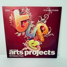 Computer Arts Projects Interactive CD-ROM CD86 PC Mac Fonts Demos Tutorials picture