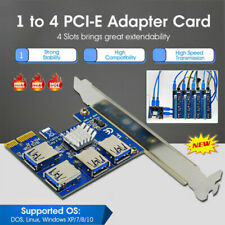 PCI-E to USB Adapter 4-port PCI-E X1 to USB 3.0 Riser Card Extender Board Mining picture