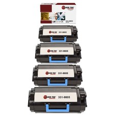 4Pk LTS 331-9805 Black Compatible for Dell B2360 B3460 B3465 Toner Cartridge picture