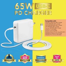 65W USB C Charger Laptop Power Adapter Supply Plug for MacBook Pro MacBook Air picture